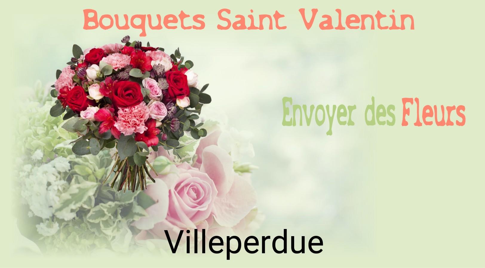 Roses de Saint-Valentin livrées à Villeperdue